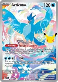 Articuno - 132/128 Illustration Rare NM