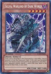 Sillva, Warlord of Dark World LCJW-EN245 Secret Rare NM