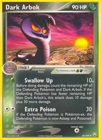 Dark Arbok RR 29/109 Uncommon HP