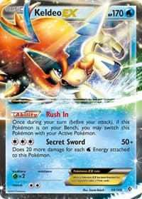 Keldeo EX 49/149 Ultra Rare NM