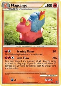 Magcargo UD 6/90 Holo Rare LP