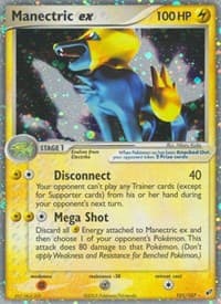 Manectric ex 101/107 Ultra Rare MP