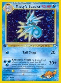 Misty's Seadra 009/132 Holo Rare