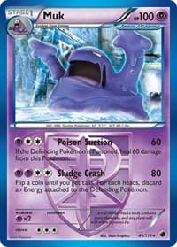 Muk (Team Plasma) 46/116 Rare NM