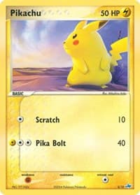 Pikachu 6/10 Common