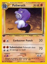 Poliwrath (28) 28/75 Rare HP