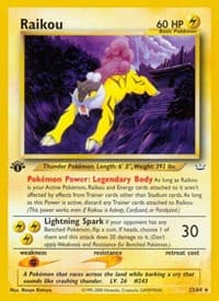 Raikou (22) 22/64 Rare HP