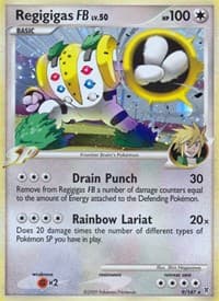 Regigigas FB 9 Holo Rare LP