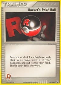 Rocket's Poke Ball RR 89/109 Uncommon NM