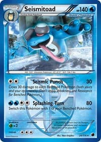 Seismitoad (Team Plasma) PLF 26/116 Rare NM