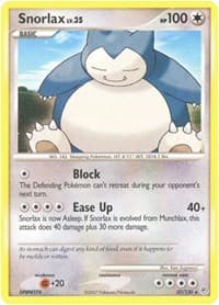 Snorlax DP 37/130 Rare NM
