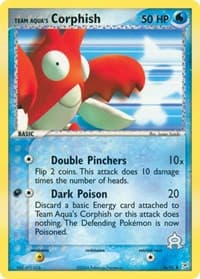 Team Aqua's Corphish - 26/95 Uncommon