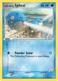 Team Aqua's Spheal - 56/95 Common