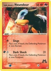 Team Magma's Houndour - 35/95 Uncommon NM