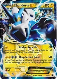 Thundurus EX (Team Plasma) - BW81 Promo NM