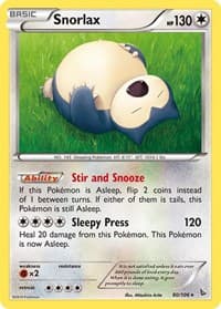Snorlax FLF 80/106 Rare NM