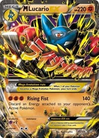 M Lucario EX 55/111 Ultra Rare NM
