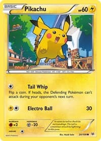Pikachu 20/108 Common